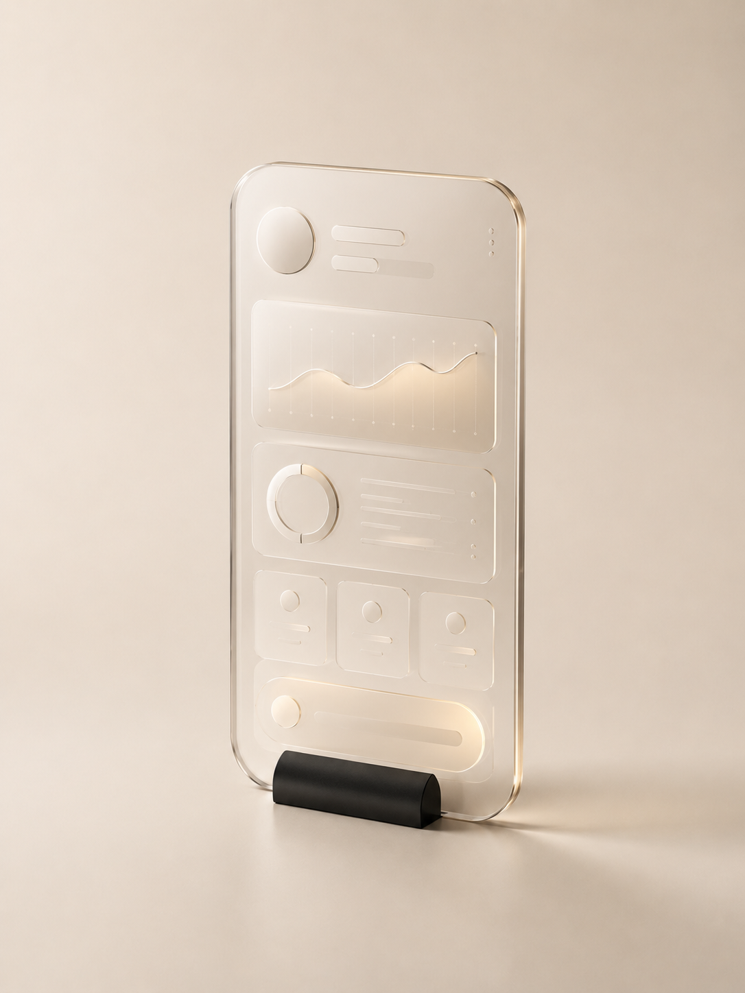 Abstract mobile app product surface